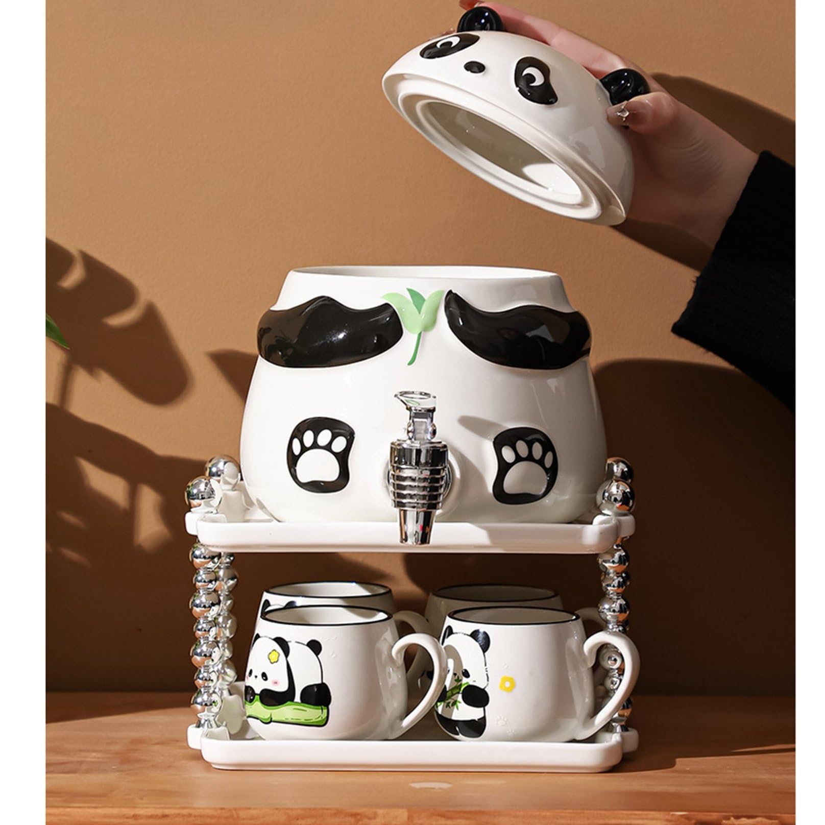 愛嬌のある陶器の亀の焼酎サーバー　ディスペンサー　陶器の置物　実用＆インテリアに 愛嬌のある陶器の亀の焼酎サーバー ディスペンサー 陶器の置物